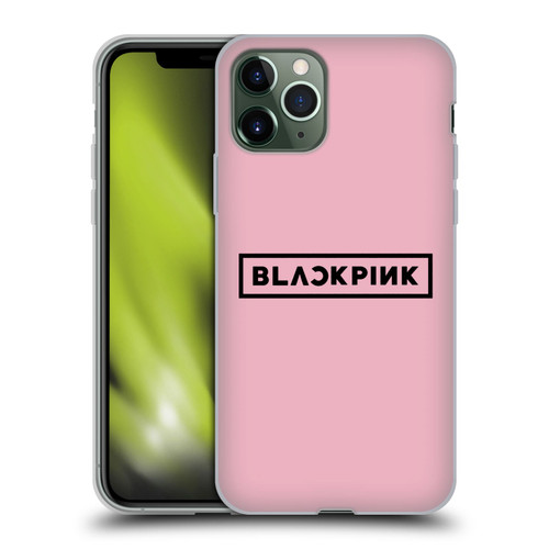 Blackpink The Album Black Logo Soft Gel Case for Apple iPhone 11 Pro