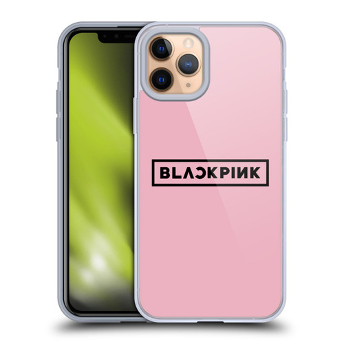 Blackpink The Album Black Logo Soft Gel Case for Apple iPhone 11 Pro