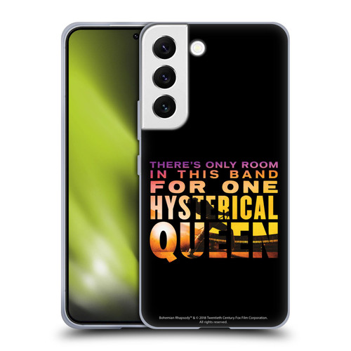 Queen Bohemian Rhapsody Hysterical Quote Soft Gel Case for Samsung Galaxy S22 5G