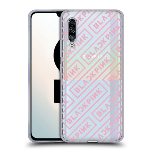 Blackpink The Album Logo Pattern Soft Gel Case for Samsung Galaxy A90 5G (2019)