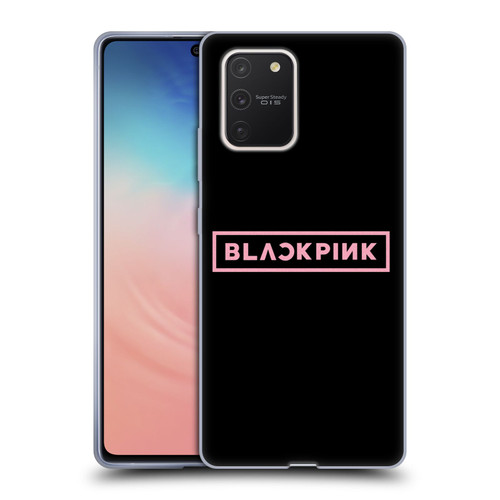 Blackpink The Album Pink Logo Soft Gel Case for Samsung Galaxy S10 Lite