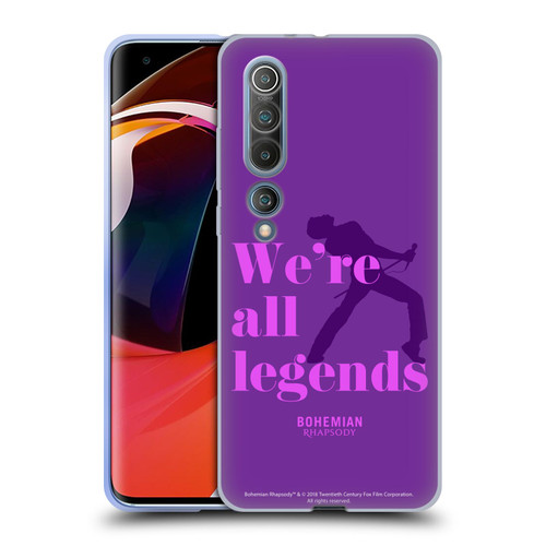 Queen Bohemian Rhapsody Legends Soft Gel Case for Xiaomi Mi 10 5G / Mi 10 Pro 5G