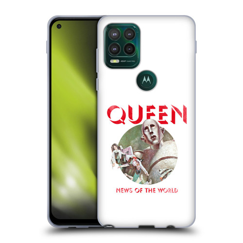 Queen Key Art News Of The World Soft Gel Case for Motorola Moto G Stylus 5G 2021