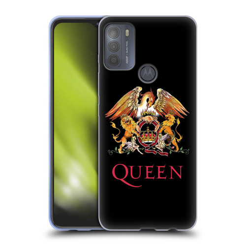 Queen Key Art Crest Soft Gel Case for Motorola Moto G50