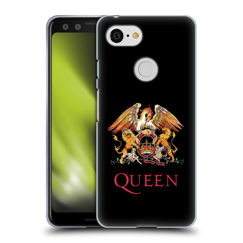 Queen Key Art Crest Soft Gel Case for Google Pixel 3