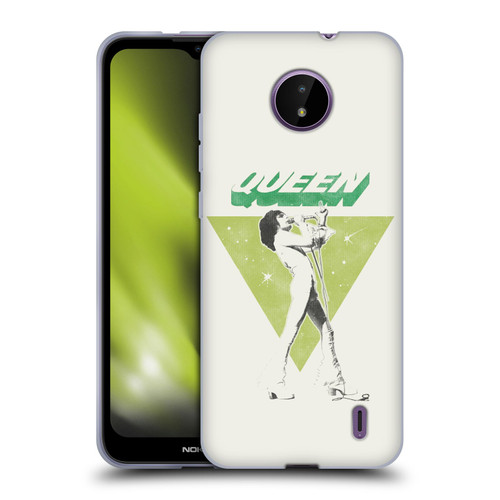 Queen Key Art Freddie Mercury Soft Gel Case for Nokia C10 / C20