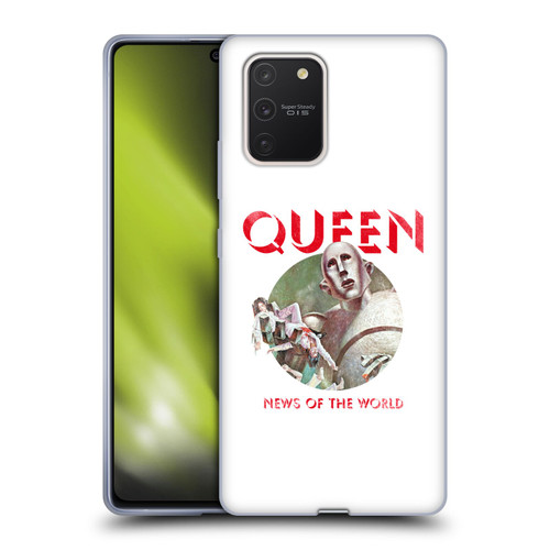 Queen Key Art News Of The World Soft Gel Case for Samsung Galaxy S10 Lite