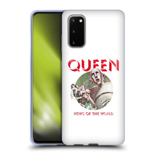 Queen Key Art News Of The World Soft Gel Case for Samsung Galaxy S20 / S20 5G