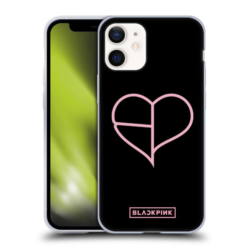 Blackpink The Album Heart Soft Gel Case for Apple iPhone 12 Mini