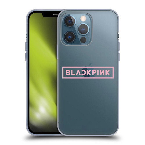 Blackpink The Album Logo Soft Gel Case for Apple iPhone 13 Pro
