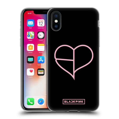 Blackpink The Album Heart Soft Gel Case for Apple iPhone X / iPhone XS