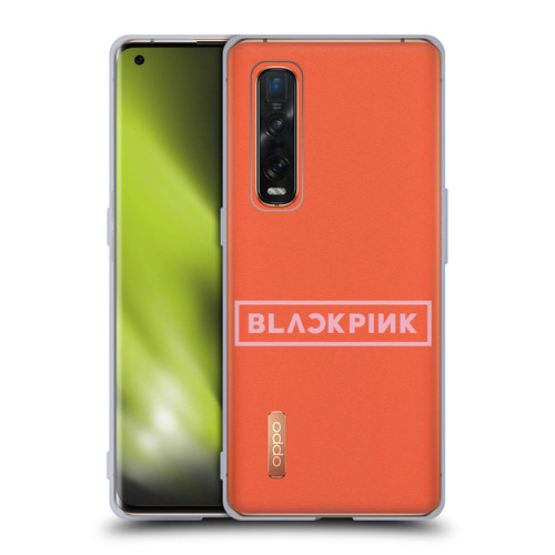 Blackpink The Album Logo Soft Gel Case for OPPO Find X2 Pro 5G