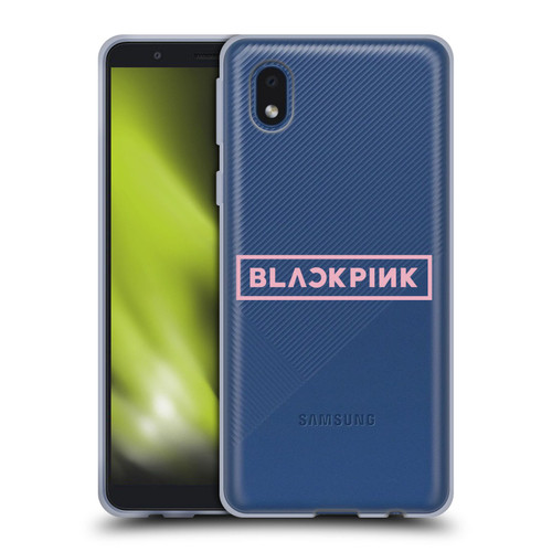 Blackpink The Album Logo Soft Gel Case for Samsung Galaxy A01 Core (2020)