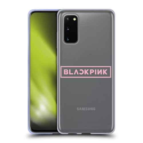 Blackpink The Album Logo Soft Gel Case for Samsung Galaxy S20 / S20 5G