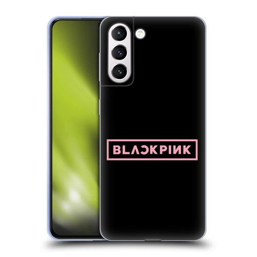 Blackpink The Album Pink Logo Soft Gel Case for Samsung Galaxy S21+ 5G