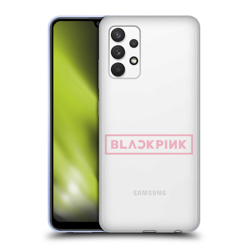 Blackpink The Album Logo Soft Gel Case for Samsung Galaxy A32 (2021)