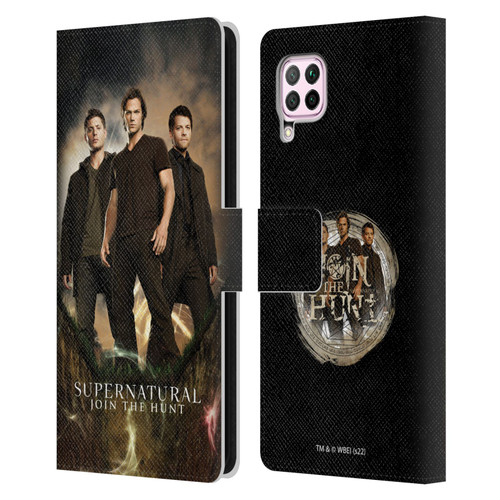 Supernatural Key Art Sam, Dean & Castiel 2 Leather Book Wallet Case Cover For Huawei Nova 6 SE / P40 Lite