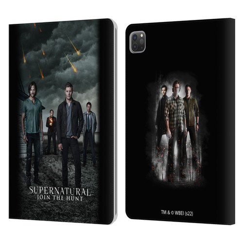 Supernatural Key Art Season 12 Group Leather Book Wallet Case Cover For Apple iPad Pro 11 2020 / 2021 / 2022