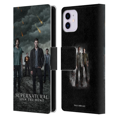 Supernatural Key Art Season 12 Group Leather Book Wallet Case Cover For Apple iPhone 11