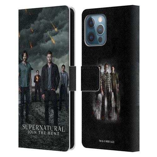 Supernatural Key Art Season 12 Group Leather Book Wallet Case Cover For Apple iPhone 12 Pro Max