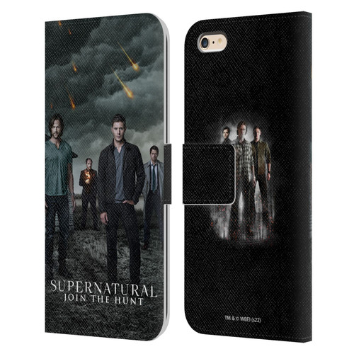 Supernatural Key Art Season 12 Group Leather Book Wallet Case Cover For Apple iPhone 6 Plus / iPhone 6s Plus