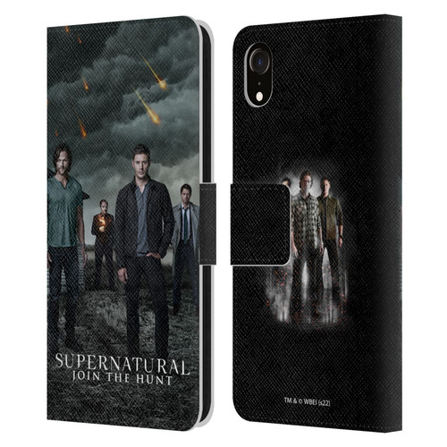 Supernatural Key Art Season 12 Group Leather Book Wallet Case Cover For Apple iPhone XR