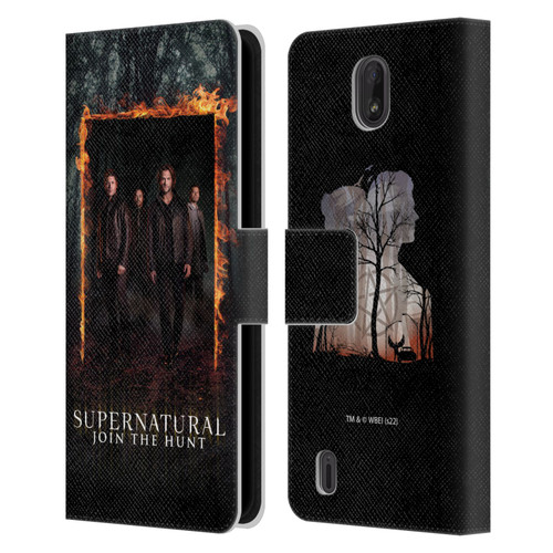 Supernatural Key Art Sam, Dean, Castiel & Crowley Leather Book Wallet Case Cover For Nokia C01 Plus/C1 2nd Edition