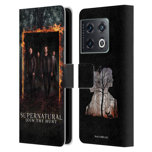 Supernatural Key Art Sam, Dean, Castiel & Crowley Leather Book Wallet Case Cover For OnePlus 10 Pro