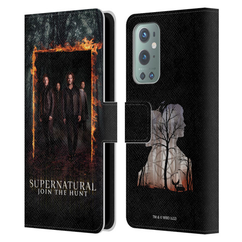 Supernatural Key Art Sam, Dean, Castiel & Crowley Leather Book Wallet Case Cover For OnePlus 9