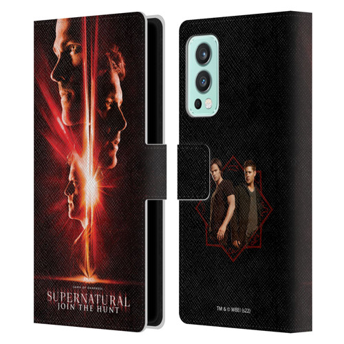 Supernatural Key Art Sam, Dean & Castiel Leather Book Wallet Case Cover For OnePlus Nord 2 5G