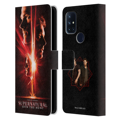 Supernatural Key Art Sam, Dean & Castiel Leather Book Wallet Case Cover For OnePlus Nord N10 5G