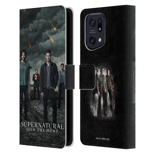 Supernatural Key Art Season 12 Group Leather Book Wallet Case Cover For OPPO Find X5 Pro