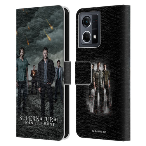Supernatural Key Art Season 12 Group Leather Book Wallet Case Cover For OPPO Reno8 4G