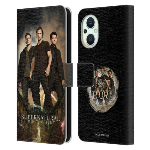 Supernatural Key Art Sam, Dean & Castiel 2 Leather Book Wallet Case Cover For OPPO Reno8 Lite