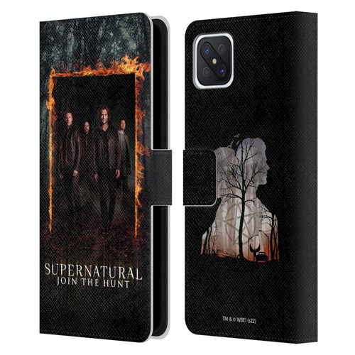 Supernatural Key Art Sam, Dean, Castiel & Crowley Leather Book Wallet Case Cover For OPPO Reno4 Z 5G
