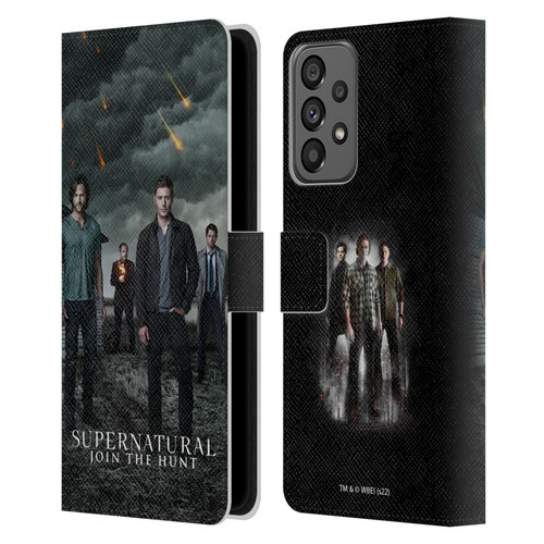 Supernatural Key Art Season 12 Group Leather Book Wallet Case Cover For Samsung Galaxy A73 5G (2022)