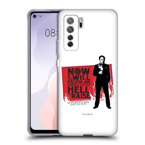 Supernatural Graphic Sam, Dean & Castiel Soft Gel Case for Huawei Nova 7 SE/P40 Lite 5G