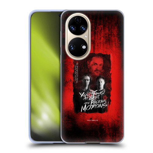 Supernatural Graphic Castiel Soft Gel Case for Huawei P50