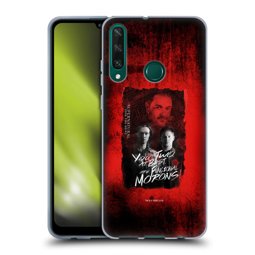 Supernatural Graphic Castiel Soft Gel Case for Huawei Y6p