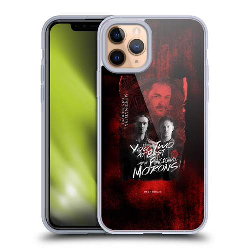 Supernatural Graphic Castiel Soft Gel Case for Apple iPhone 11 Pro