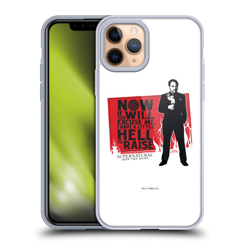 Supernatural Graphic Sam, Dean & Castiel Soft Gel Case for Apple iPhone 11 Pro