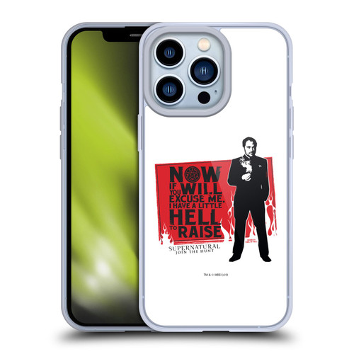 Supernatural Graphic Sam, Dean & Castiel Soft Gel Case for Apple iPhone 13 Pro