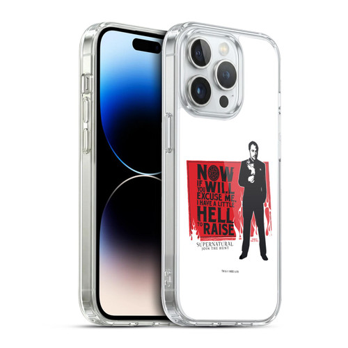 Supernatural Graphic Sam, Dean & Castiel Soft Gel Case for Apple iPhone 13 Pro & MagSafe