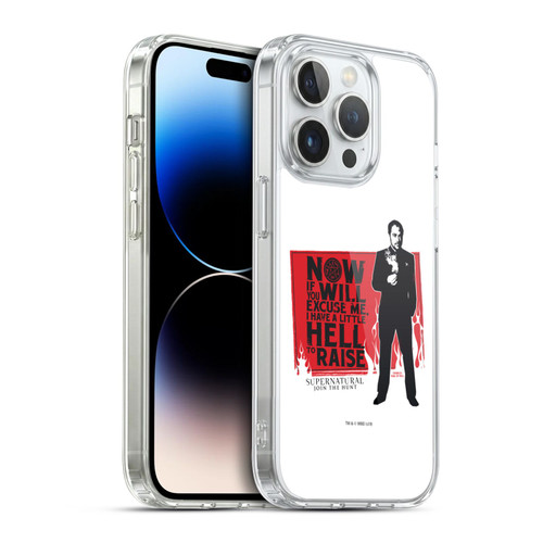 Supernatural Graphic Sam, Dean & Castiel Soft Gel Case for Apple iPhone 14 Pro & MagSafe