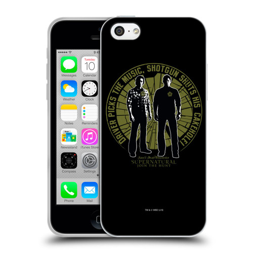 Supernatural Graphic Sam & Dean Soft Gel Case for Apple iPhone 5c