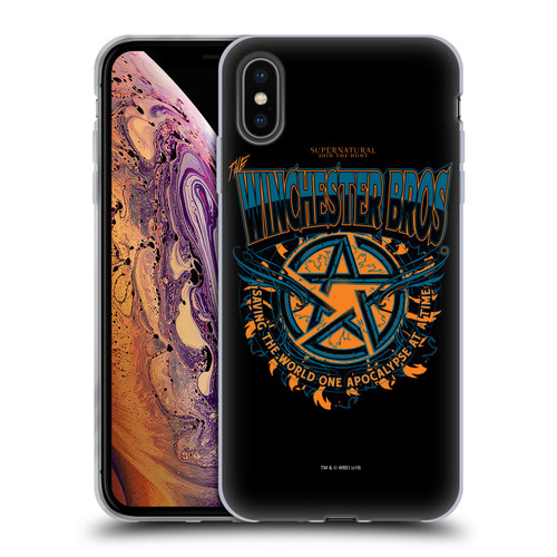 Supernatural Graphic Apocalypse Soft Gel Case for Apple iPhone XS Max