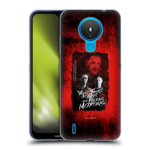 Supernatural Graphic Castiel Soft Gel Case for Nokia 1.4