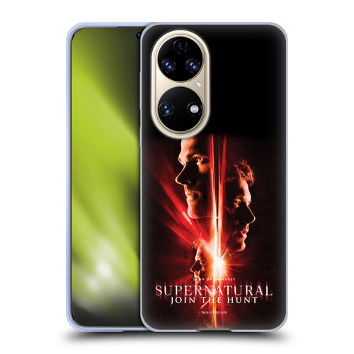 Supernatural Key Art Sam, Dean & Castiel Soft Gel Case for Huawei P50