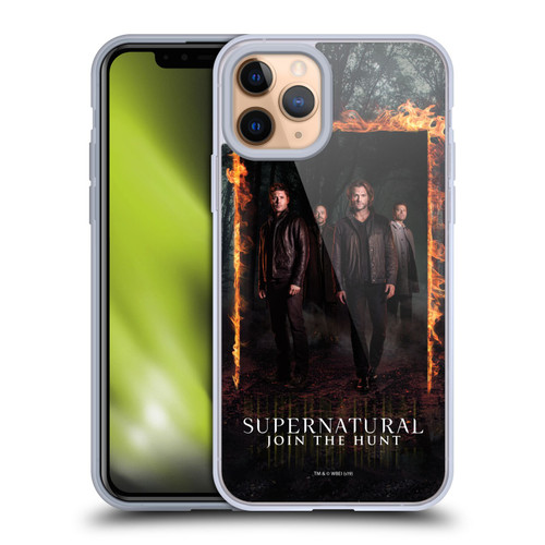 Supernatural Key Art Sam, Dean, Castiel & Crowley Soft Gel Case for Apple iPhone 11 Pro