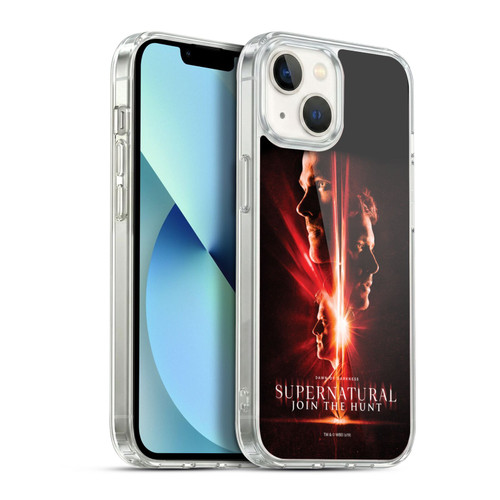 Supernatural Key Art Sam, Dean & Castiel Soft Gel Case for Apple iPhone 13